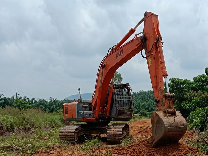 Excavator on Site